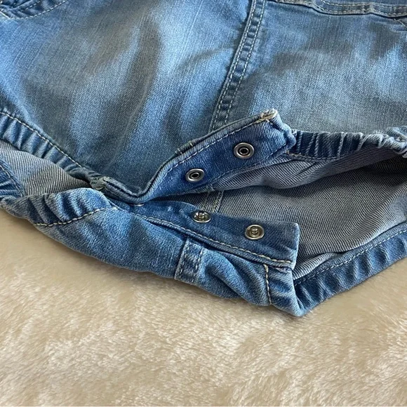 OshKosh B'gosh Baby Boys Denim Shortalls Unisex - Picture 9 of 9